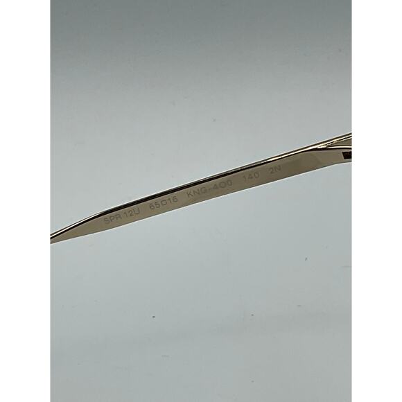 Pre-Owned Prada SPR 12U Unisex Sunglasses-Clear/ Brown/Gold - Picture 8 of 12